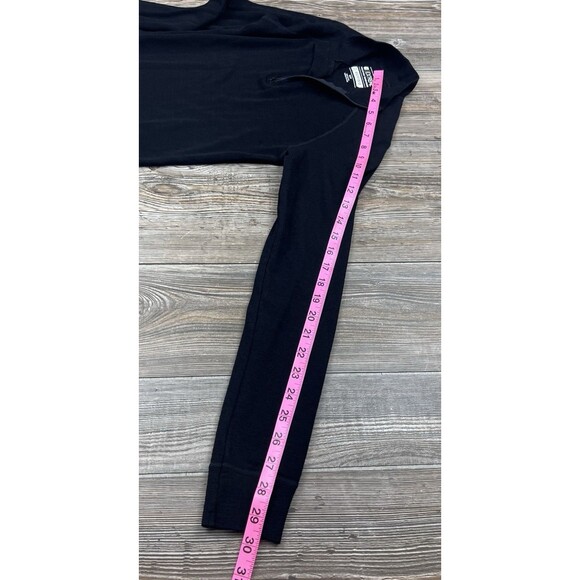 MOUNTAIN WAREHOUSE  EXTREME Merino Wool Shirt 1/4 Zip Baselayer Black Womens XS - Picture 9 of 11